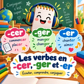 Dictée 6P3 (accord des verbes en -cer, -ger, -er)