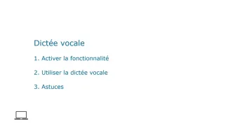 Dictée vocale sur macOS