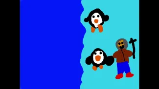 Les pingouins sur la banquise
