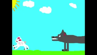 Le loup et le lapin