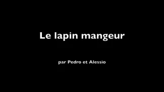Le lapin mangeur