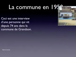 Ma commune : Grandson