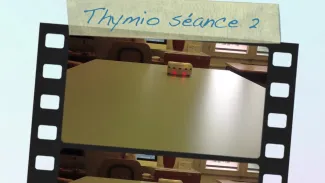Thymio et la piste noire