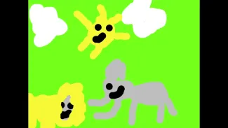 Le lion veut manger