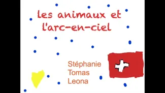 Les animaux et l'arc-en-ciel