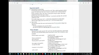 CG3 Reported Speech 1+2 (VINCE)