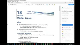 CG3 Modal verbs past