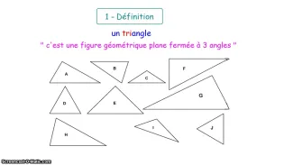 Math - thème 10 - Les triangles
