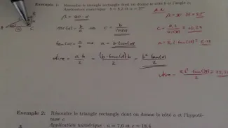 Triangle rectangle (vidéo partie 2/3)