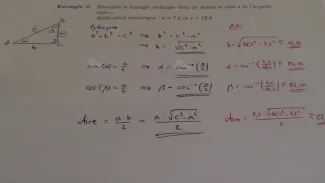 Triangle rectangle (vidéo partie 3/3)