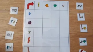 Alphas grille des syllabes