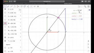 Cercle trigonométrique (partie 2)
