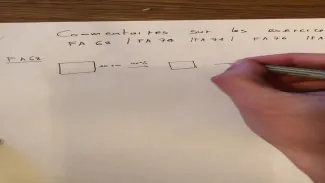 Vidéo n° 3: Commentaires sur les exercices des pentes et des pourcentages (partie 1)