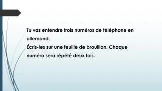 Exercice numéro de téléphone