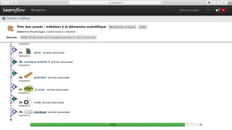 vidéo expliquant les manipulations sur learning apps