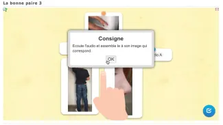 Vidéo explicative de "la bonne paire" (schéma corporel)