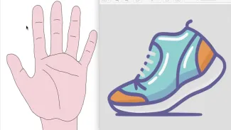 Défi 2 : attacher ses chaussures avec une seule main (schéma corporel)