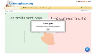 Fais du tri - gestes graphiques