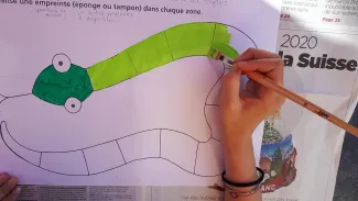 Bricolage poisson et serpent manda