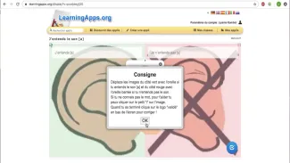 Consigne discrimination auditive images [a]