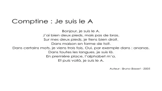 Comptine A