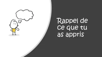 rappel du connu