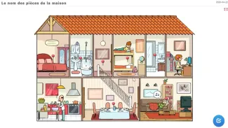Consigne les pièces de la maison