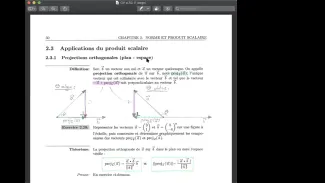 Projection orthogonale