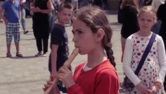 Ludwig van Beethoven: Hymne à la joie, Flashmob à Nuremberg (Allemagne) en  2014