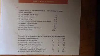 Consignes exercices 10 et 11 p.42