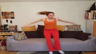Gym sur le canapé