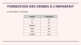 activité 5 - les verbes du groupe 2 (imparfait)