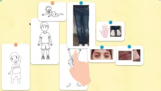 Partie du corps manquante learning app