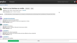 Utilisation du parcours