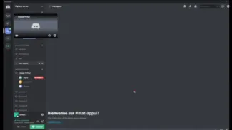 Exemple streaming Discord, cours en ligne