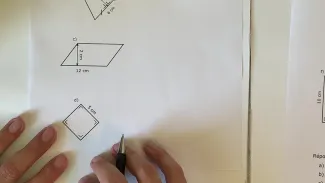Calcul de l'aire (correction du test formatif 2e)