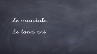 Le mandala "land art"