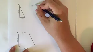 calcul de l'aire (correction du test formatif 3e)