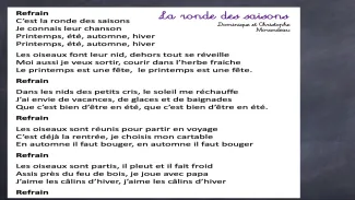 La ronde des saisons