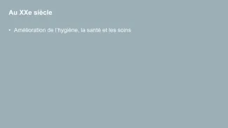 L'hygiène au XXe siècle