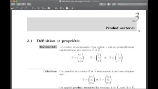 Produit vectoriel