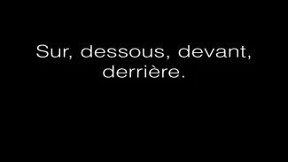 Sur, dessous, devant, derrière