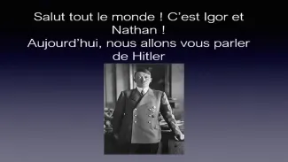 Présentation de Hitler 8P2