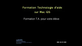 Formation Technologie d'Aide en ligne : comment lire un texte ou une consigne sur iPad ?