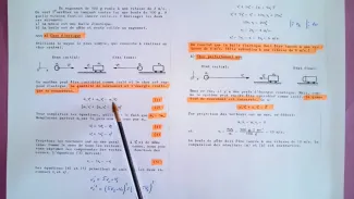 Vidéo Correction de l'exercice 1 sur les chocs