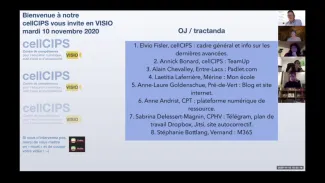La cellCIPS vous invite 10.11.20 : Introduction, outils proposés par la DGEO