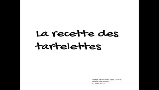 Recette des tartelettes