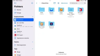 Dossier partagé iCloud