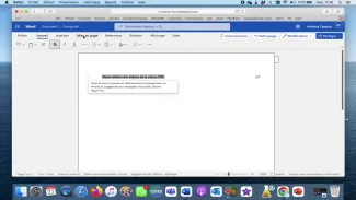 Partager un document sur Word