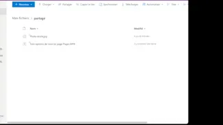 Partager des fichiers avec OneDrive